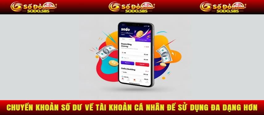 Rút Tiền Chuyển khoản số dư về tài khoản cá nhân để sử dụng đa dạng hơn