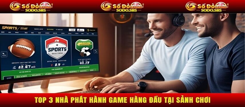 Thể Thao Top 3 nhà phát hành game hàng đầu tại sảnh chơi