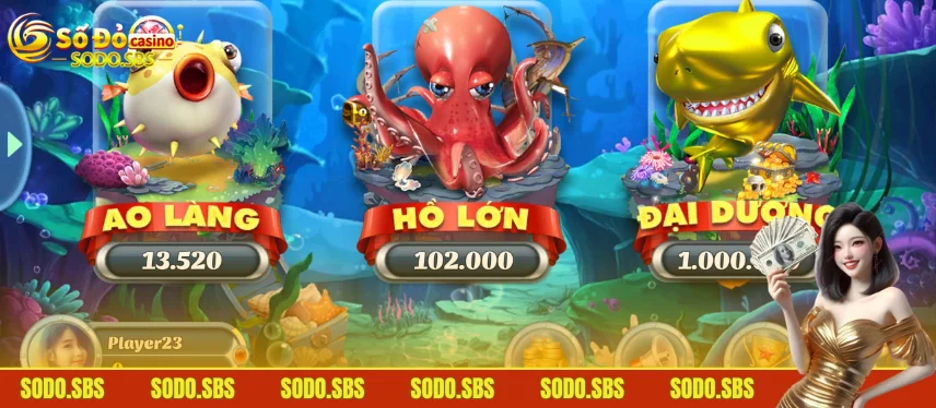 Bắn Cá Thần Tài - Mở Khóa Đại Dương Thu Về Thưởng Lớn Tìm hiểu phòng chơi bắn cá hấp dẫn